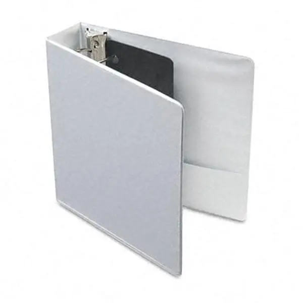 Cardinal 17500 Vinyl ClearVue XtraValue Slant D-Ring Presentation Binder 2'' Capacity White
