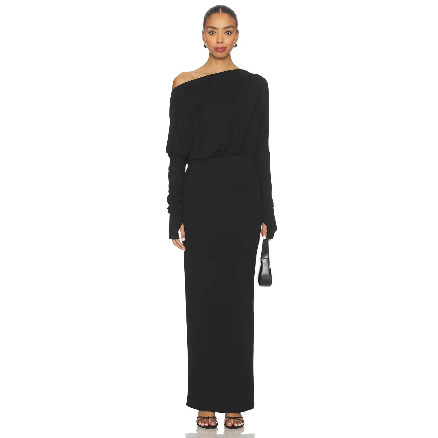 ALL THE WAYS Florrie Maxi Dress in Black