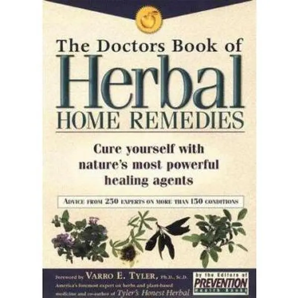 USED Book - The Doctor's Book of Herbal Home Remedies by Prevention Health Books (Hardcover) - english