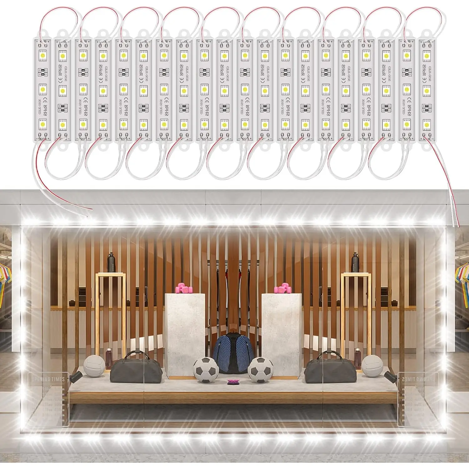 LED Storefront Lights Store Window Lights for Business Decorative Light