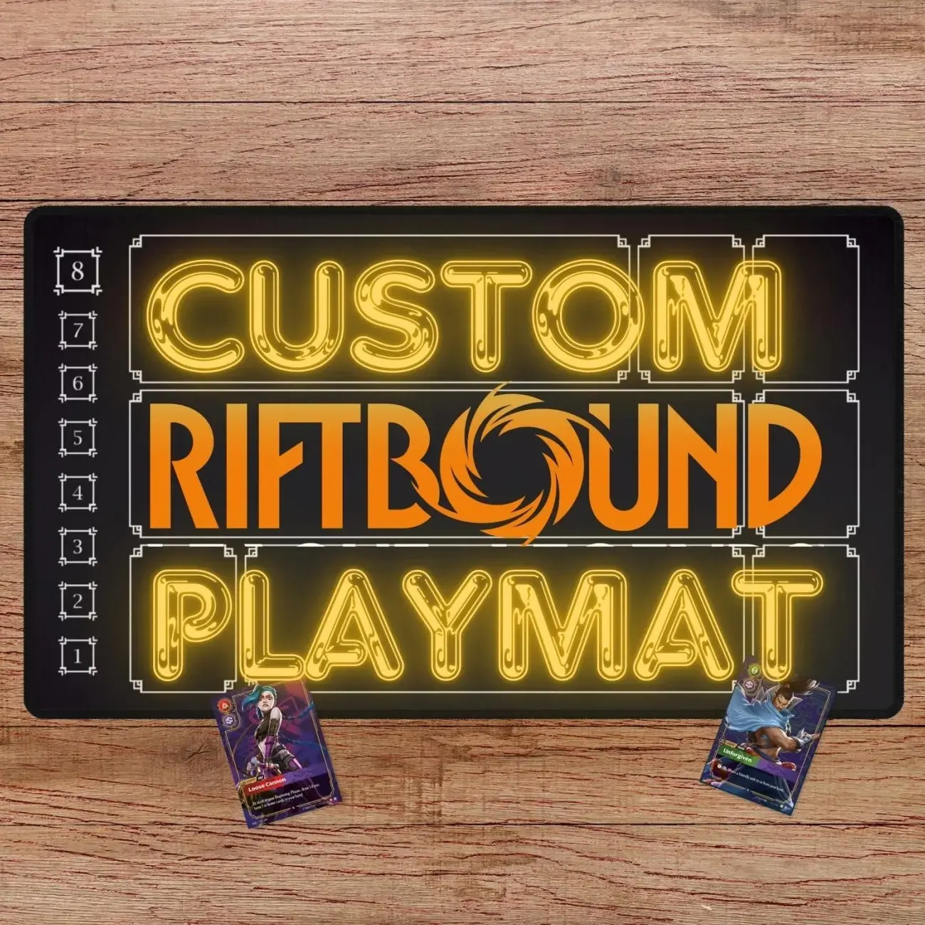 Custom RiftBound TCG Playmat: Design Your Own Playmat (23.6" x 13.8")