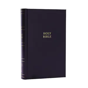 NKJV Personal Size Large Print Bible with 43,000 Cross References, Black Hardcover, Red Letter, Comfort Print by Thomas Nelson [Hardback Book]