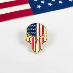 American Punisher Skull Pin