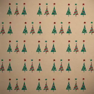 Christmas Trees Wrapping Paper