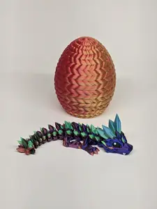 Crystal Blue Dragon With Egg