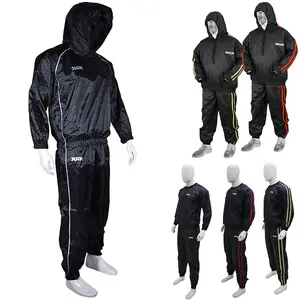 MRX Mens Sauna Sweat Suit for Gym Training, Boxing or MMA Workouts - Weight Loss Slimming Athletic Bottoms Gymwear