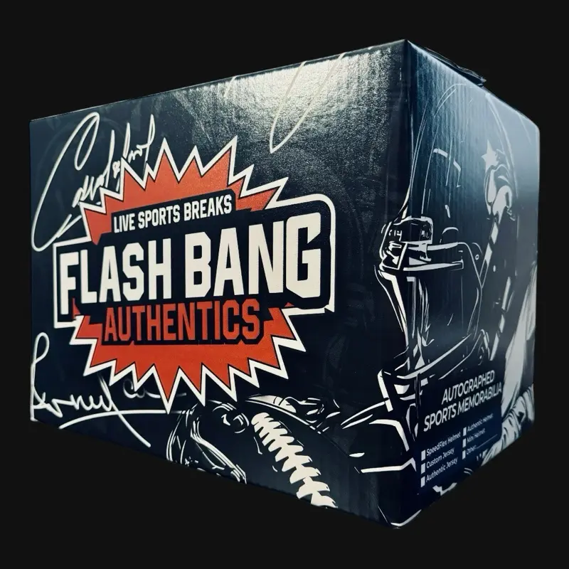 Flash Bang Signed Full-Size Authentic / SpeedFlex Helmet with 2 Collectible Cards