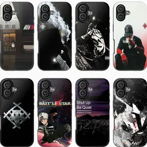 WulfSmoke Underground Dark Rapper Aesthetic Phone Case Suitable for iPhone 17-11 Pro Max/Plus and  Samsung Galaxy S23-25