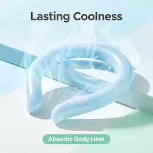 Instant Cooling Neck Ring, Battery-Free PCM Neck Cooling Tube with Auto-Freeze Function, Summer Outdoor Work & Commuting Fashion Accessory Gift
