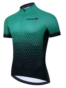 Summer HUUB Team Cycling Jersey for Men Jersey Mountain Bike Short Sleeve Clothing Breathable Quick Dry Cycle Jersey High Quality Sports Slim Fit