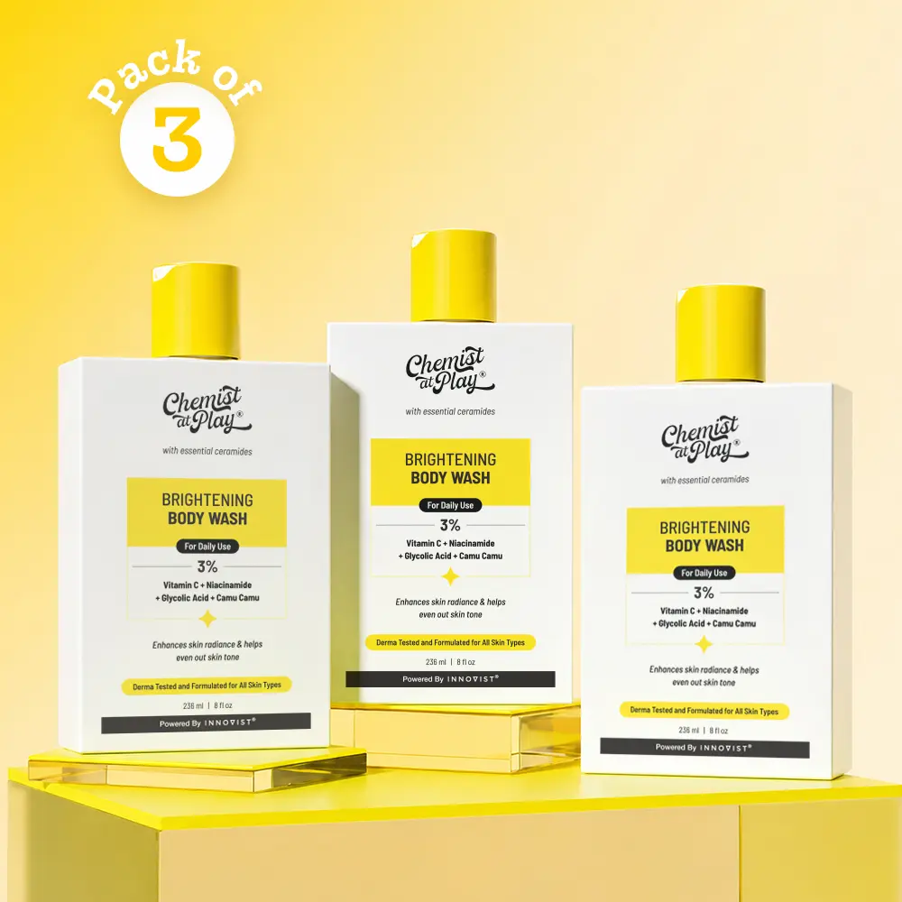 Chemist at Play Brightening Body Wash Camu Camu & Alpha Arbutin- 8fl oz-Pack of 3