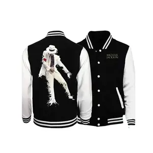 JACKSON Baseball Jacket King of Pop Gift for fans, Baseball Varsity Jacket, Sporty Streetwear Look, Everyday Casual Jacket