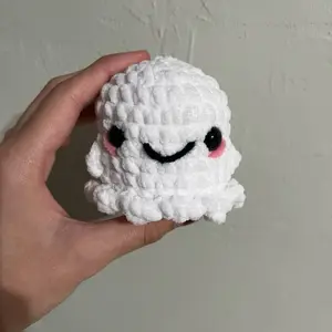 Mini Ghost Crochet Amigurumi plushie