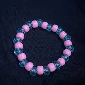 Blue and purple bracelet