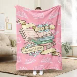 Soft Flannel Blanket for Bed & Sofa, Anti-Allergy Knit Fabric, Digital Print Design, Ideal Gift for All Seasons, Durable & Comfortable