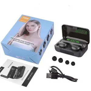 TWS Mini Stereo Wireless Bluetooth Earbuds Dual LED Digital Display Gaming Headphones