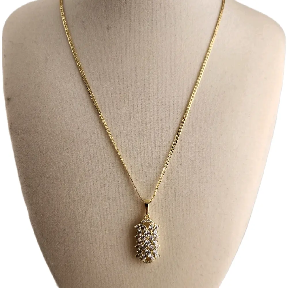139 - Dyamonds pendant with chain 139 - Dyamonds pendant with chain