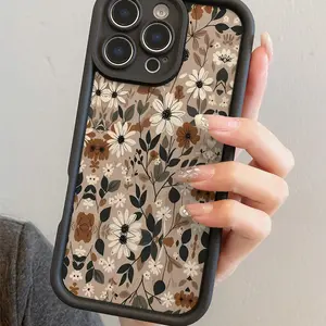 Wildflower Anti-Drop Shockproof Protective Phone Case for iPhone 11 to 16 Plus Models, Colorful Floral Design, Durable Protection for Daily Use, Cover