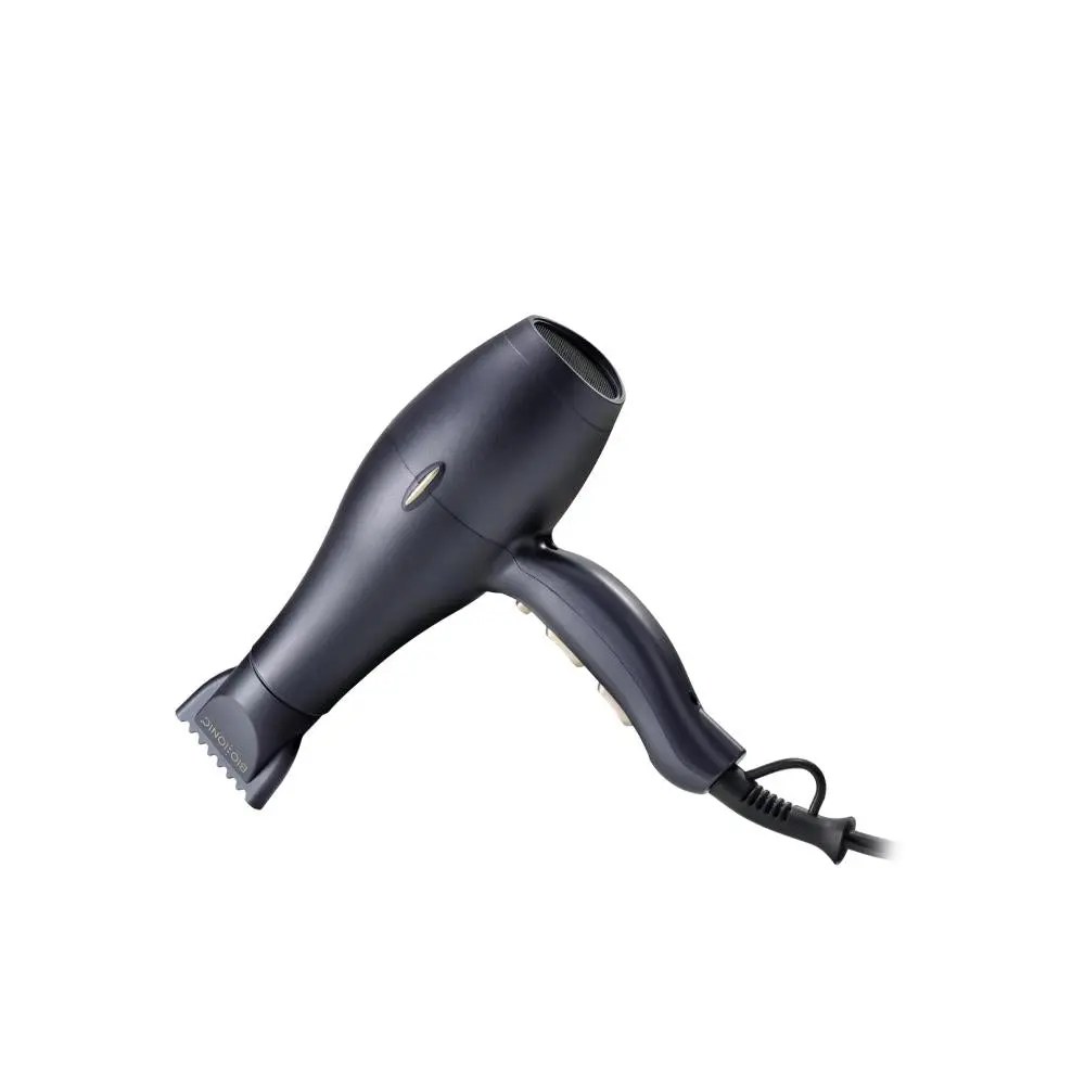 BIO IONIC Gold Pro Hair Dryer - 1875W Power Conditioning Styling Tool with Ceramic Barrel, Adjustable Speed Settings, Hydrating Heat, and Cool Shot Function