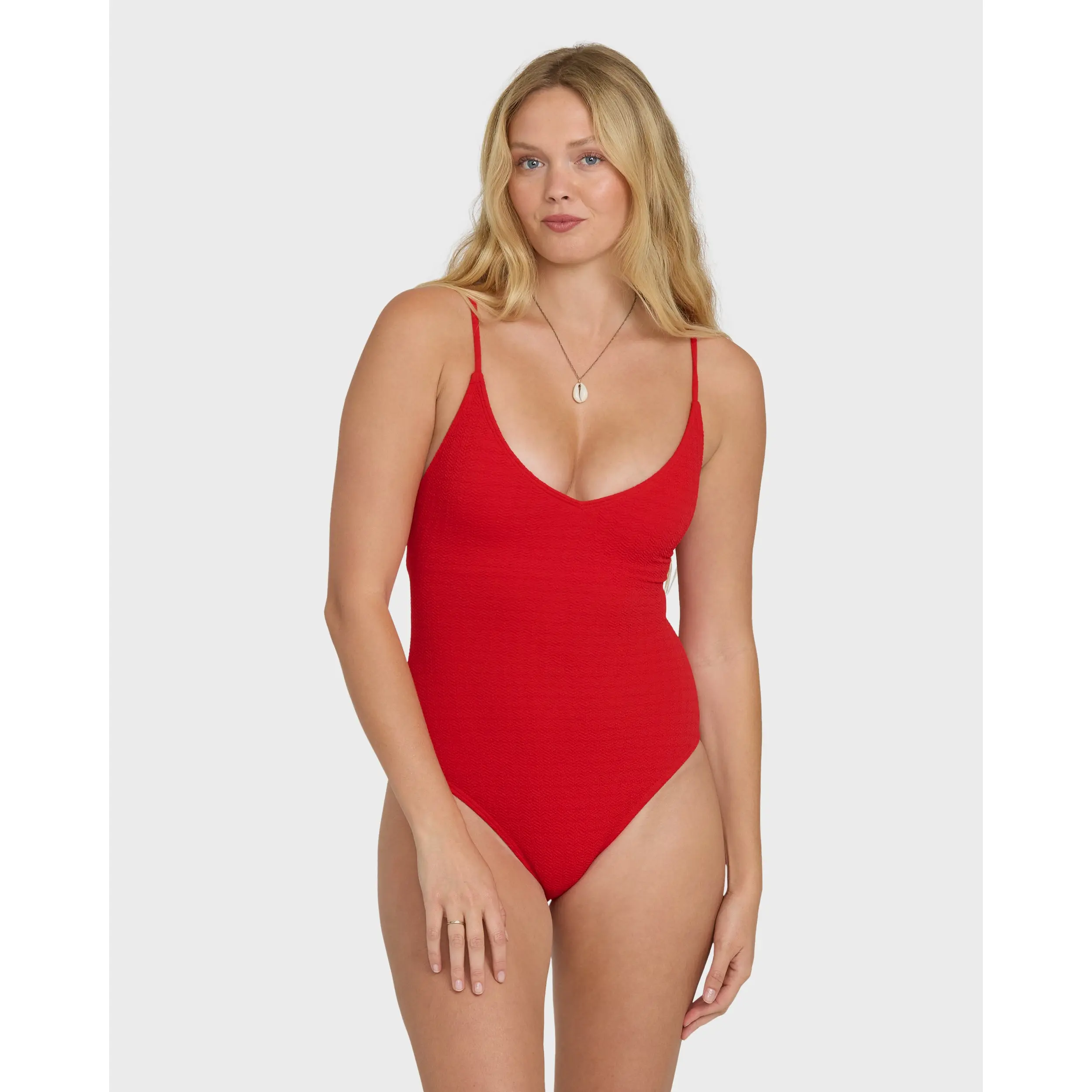 BILLABONG Women's Rising Tide Strappy One Piece Swimsuit, Crisscross Adjustable Straps Removable Cups High Leg Low Hip Medium Coverage, Beach Swimwear