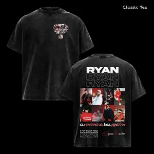 Ryan Castro Ghetto Star Shirt – Ryan Castro Reggaeton Latin Trap Artist Graphic Tee, El Cantante Del Ghetto Album Style Print, Double Sided Vintage Acid Washed Oversized T Shirt, Heavyweight Cotton Unisex Streetwear, Music Merch Gift for Fans