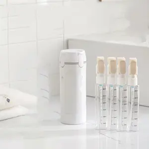 4 In 1 Travel Pump Dispenser Bottle 30ml 4 Pieces Leak Proof Pump Storage Containers With Measuring Scale And Label Tags Portable Empty Bottles For Daily Toiletries Shower Supplies And Outdoor Travel Use.shower head