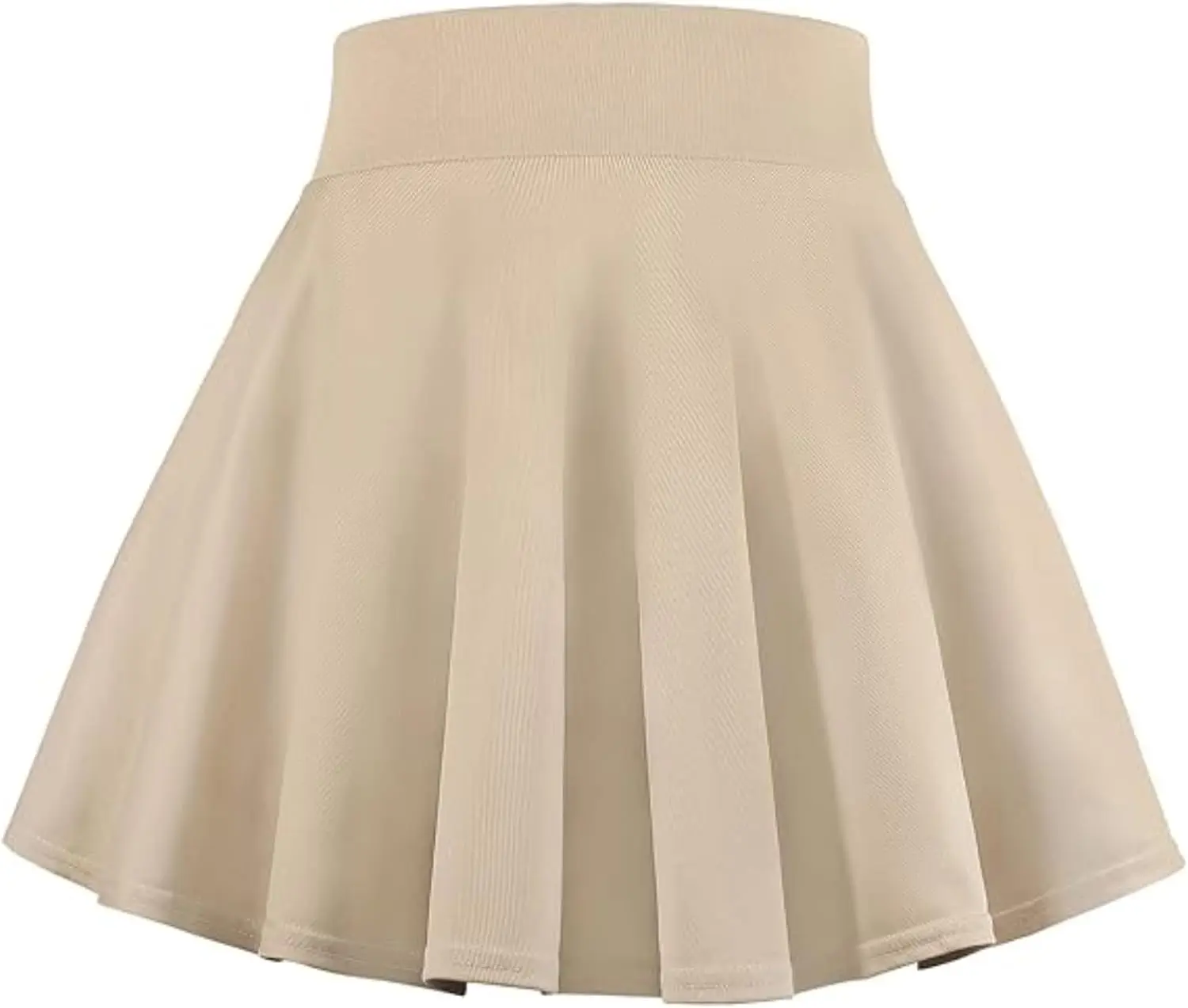 Kids Girls Skirt Casual Mini Plain Flare Pleated Uniform Skirts | for Casual, School, Daily 5-13 Years