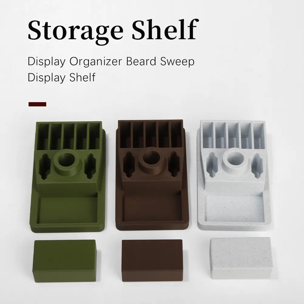 Bathroom Razor Storage Box, Dedicated Beard Sweep Shaving Rack Holder, Razor Blade Head Accessories Organizer, Essential Bathroom Counter & Home Storage