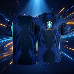 10# Neymar JR 2026 Brazil National Home Short Sleeve Soccer Jersey Quick-Dry