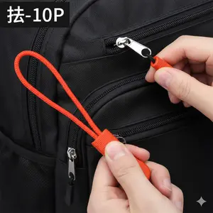 Durable Zipper Repair Kit: High-Strength Anti-Slip Cord, Rustproof & Portable. Easy Fix for Broken Zippers on Luggage, Backpacks, Jackets & Jeans. Travel Must-Have Emergency Repair Tool Set.