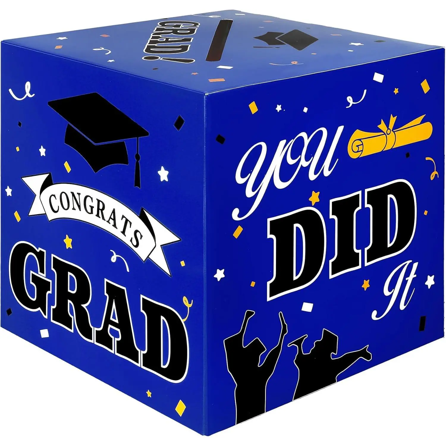 Graduation Card Box, 2025 Graduation Party Decorations, Graduation Box, Graduation  Card Holder Foldable Congrats Grad Card Box Class of 2025 for Graduation  Party Supplies Party Favors Blue - TikTok Shop