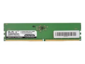 Black Diamond 32GB (2Rx8) DDR5 5200 ECC Memory  BD32G5200MCE28