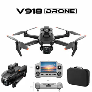V918MAX GPS Drone with Camera for Adults and Kids - Smart Obstacle Avoidance RC Quadcopter, Long Flight Range, One-Key Return, Stable Hovering Drone Gift