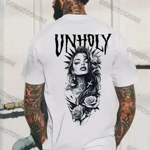 UNHOLY Gloomy Lady Print Men's T-Shirt