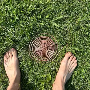 Grounding Coil - Handmade 1/2" Copper Energy Infused Coil for Grounding - Purest Intention Design