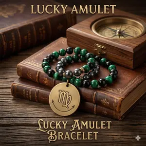 Virgo Energy Manifestation Bracelet - Genuine Green Tiger's Eye & Hematite Beads for Luck & Emotional Balance, Zodiac Spiritual Healing Jewelry  Tiger Eye Stone Crystal Bracelet