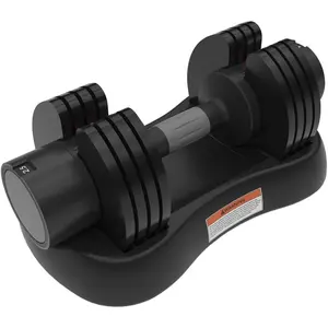 27.5Lb/50lb Adjustable Dumbbell Suit Dial Adjustable Dumbbell with Handle and Weight Plate Quickly Adjust the Weight by Turning the Handle, Perfect for Full Body Workout power rack