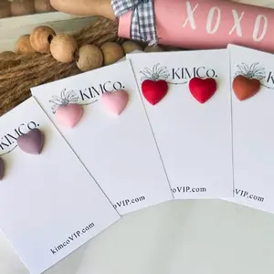 Puffy Heart Earrings