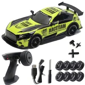 1:14 High-Speed RC Car with Transparent PVG Body, Super-Powered Motor & Cool LED Lights!