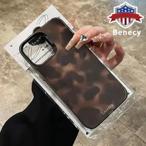 Phone Case for iPhone 15 16 14 Pro Max 13 12 11 XR XS Plus E Vintage Amber Pattern Anti-Scratch Shockproof Pocket-Friendly durable Cover Cellphone Protective