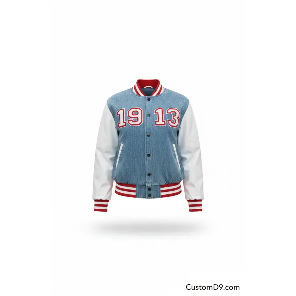 Delta Sigma Theta 1913 Custom Embroidered Satin Bomber Jacket – Personalized