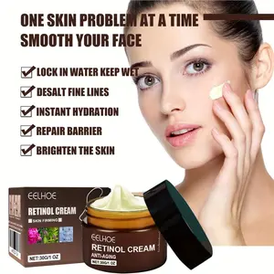 4PCS/2PCS Retinol Anti-Aging Wrinkle Firming Cream, EELHOE Retinol Anti-Aging Cream With Hyaluronic Acid And Vitamins