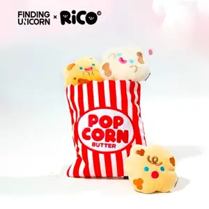 [FINDING UNICORN] RICO Pet Food Series Toys - Popcorn Butter Cute Figures Desktop Ornament Collectible Toys Birthday Gifts