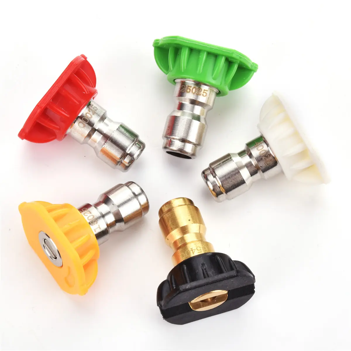 Tool Daily 1/4 in Quick Connect High Flow Pressure Washer Nozzle, 4000 PSI Maximum, 2.5 GPM Capacity, Quick Connect Nozzles for Pressure Washers, High Flow Nozzle