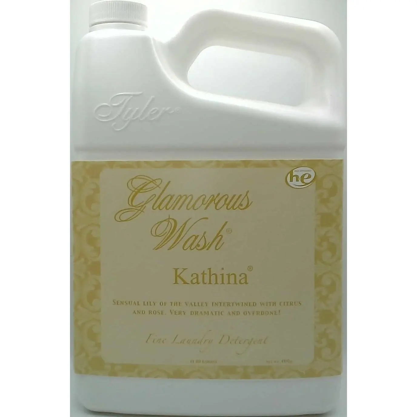 Tyler Candle Company Glamorous Wash Kathina Fragrance Scented Laundry Detergent - Hypoallergenic, Biodegradable, Citrus-Infused Household Cleaner, 1.89L/64oz Home Care Supply