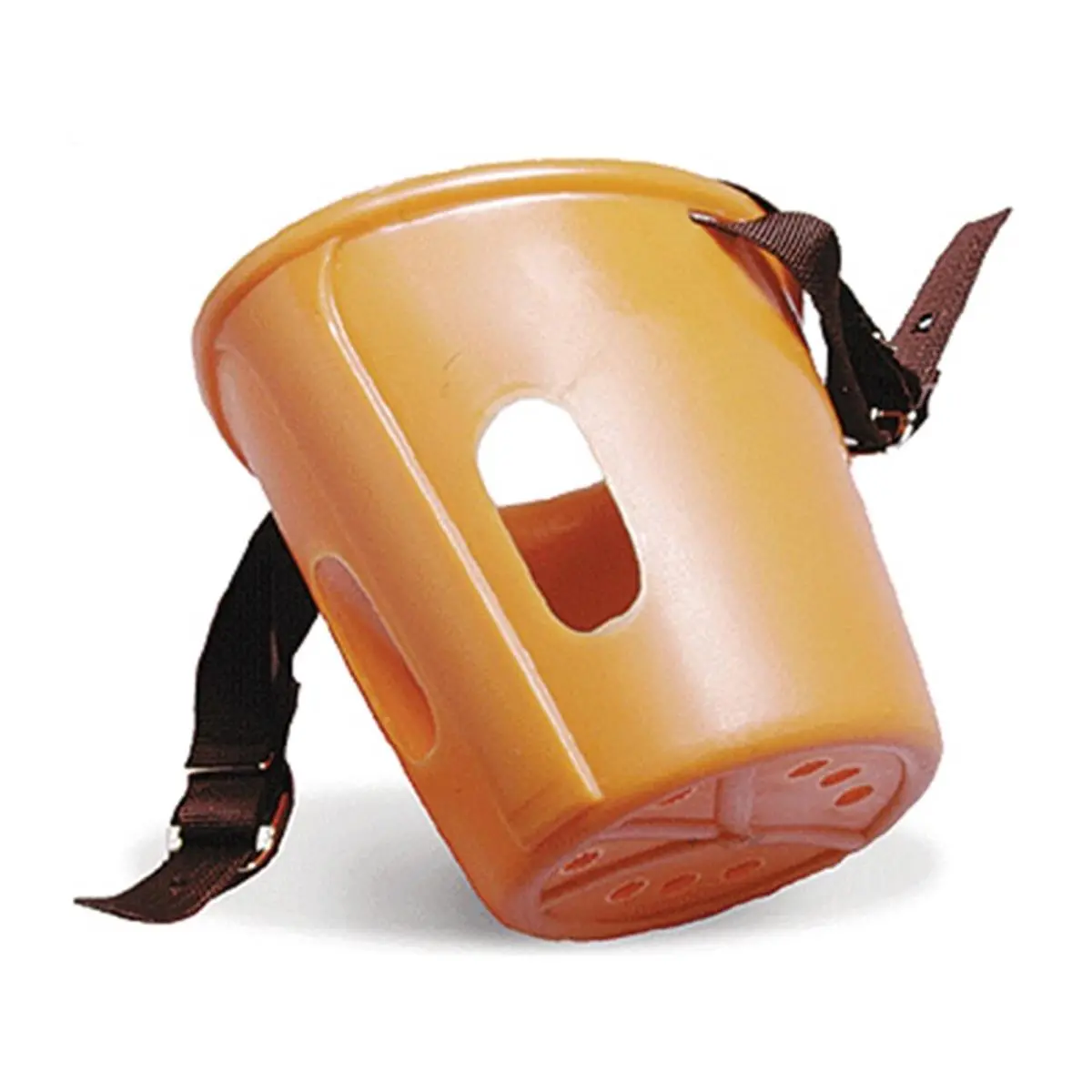 212 MAIN Equestrian Anti-Grazing Horse Muzzle with Nylon Straps for Dietary Control, Allows Drinking & Prevents Biting