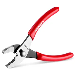ARROW Slip Joint Pliers, Small Pliers with Thick Dip-Grip Handle, High Carbon Steel, Strong Grip Jaws, Pliers Tool for Gripping, Loosening Nuts and Bolts, Cutting Steel Wire