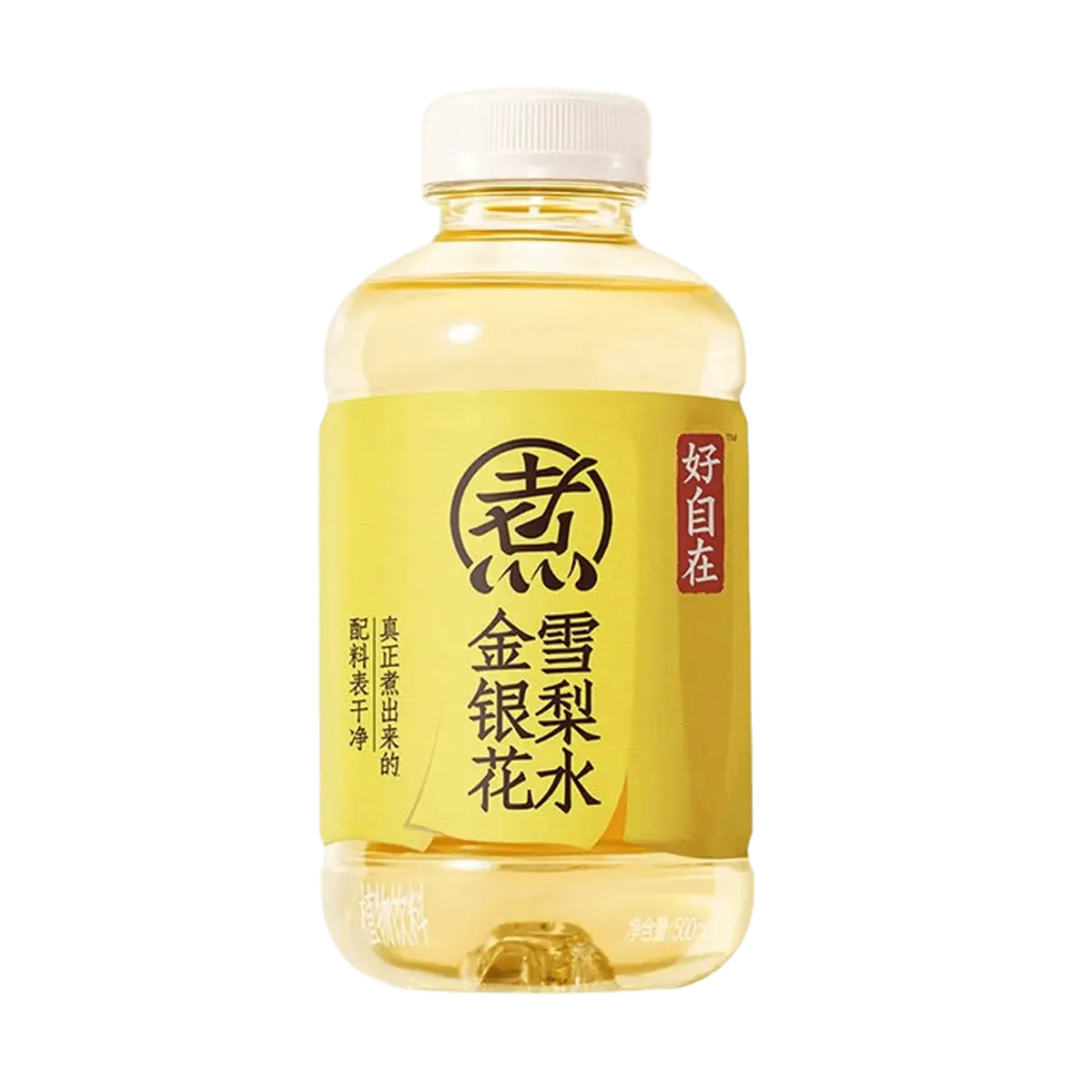 Chi Forest Honeysuckle Pear Drink 500ml - Zero Fat, Zero Sugar, Clean Ingredients, Chinese Traditional Herbal Beverage for Hydration & Wellness