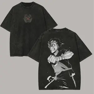 My Hero Academia Katsuki Bakugo Printed Unisex Washed T-Shirt 3