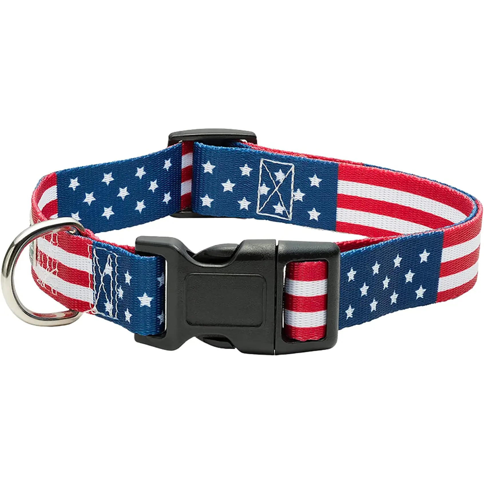 American Flag Dog Collar in 5 Different Sizes Classic (Small) Dog Karma